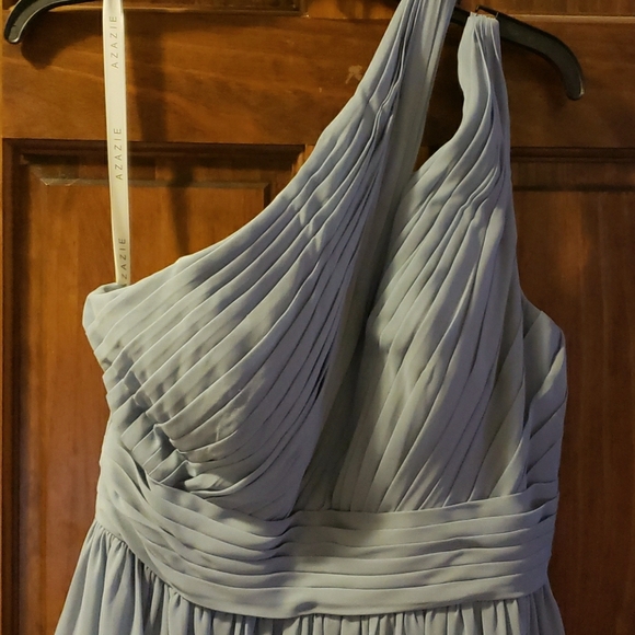 Azazie A-Line/Princess One-Shoulder Dress - Picture 1 of 6